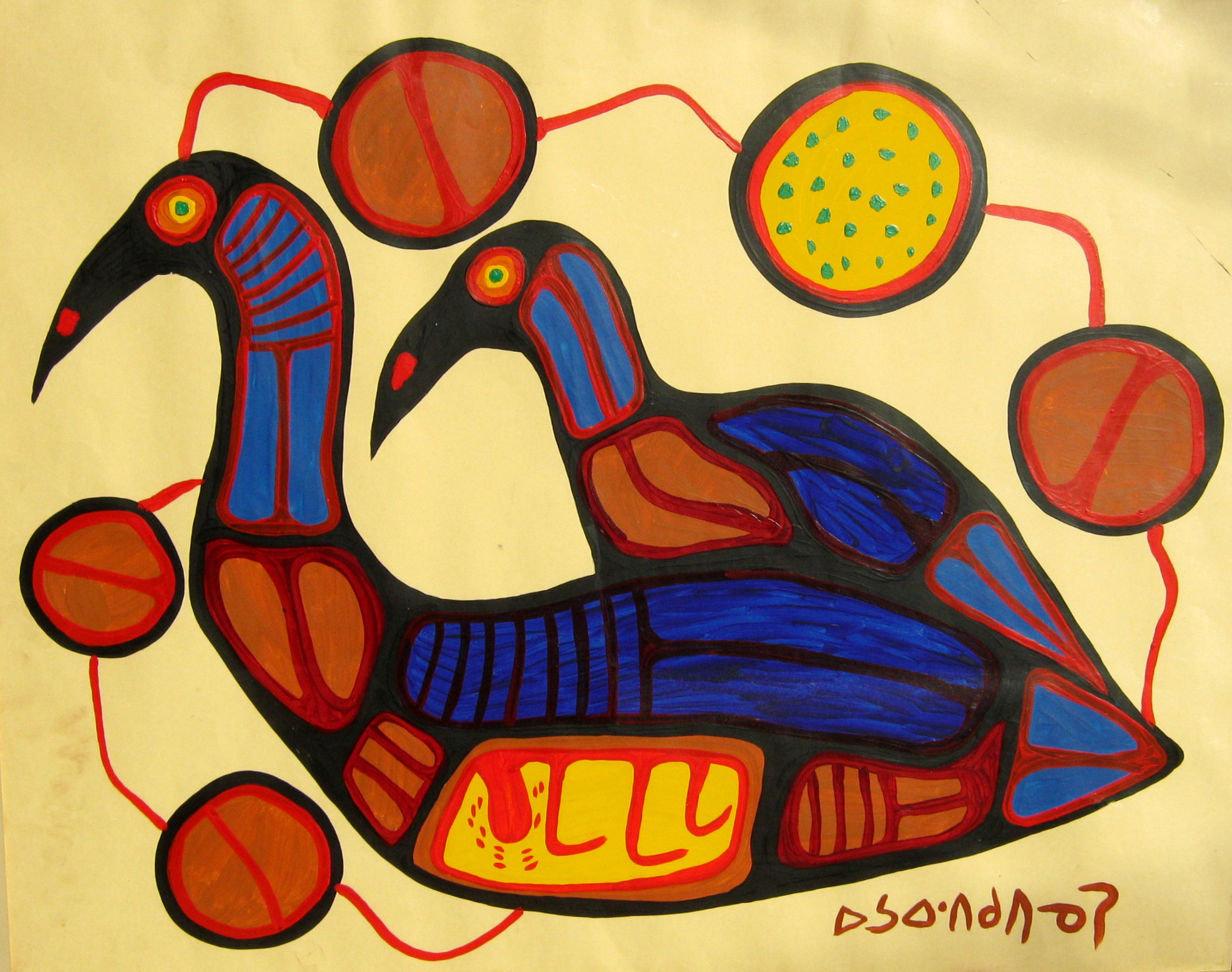 Morrisseau Loons